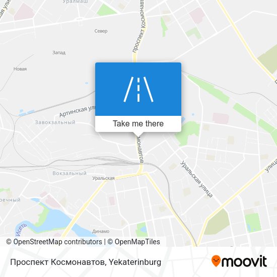 Проспект Космонавтов map