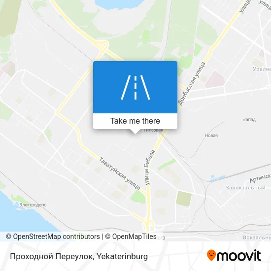 Проходной Переулок map