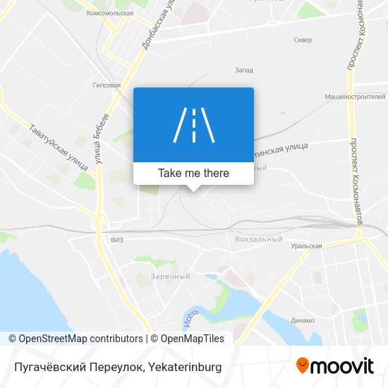 Пугачёвский Переулок map