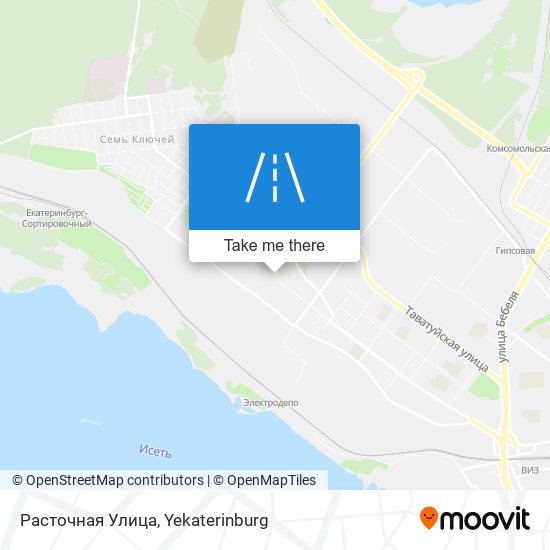 Расточная Улица map