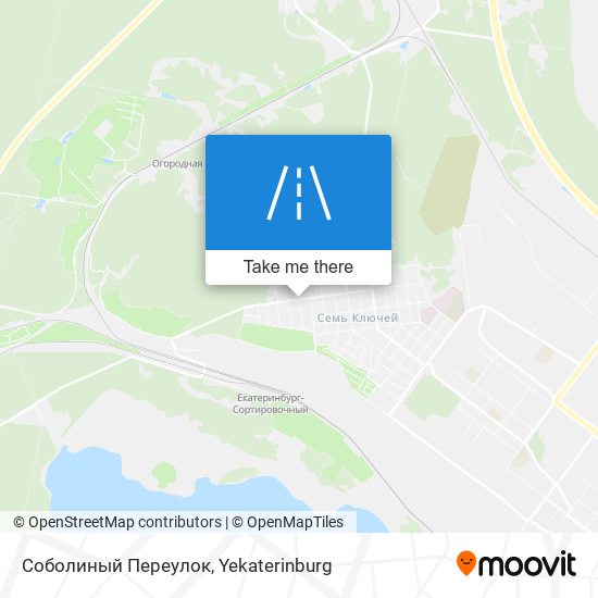 Соболиный Переулок map