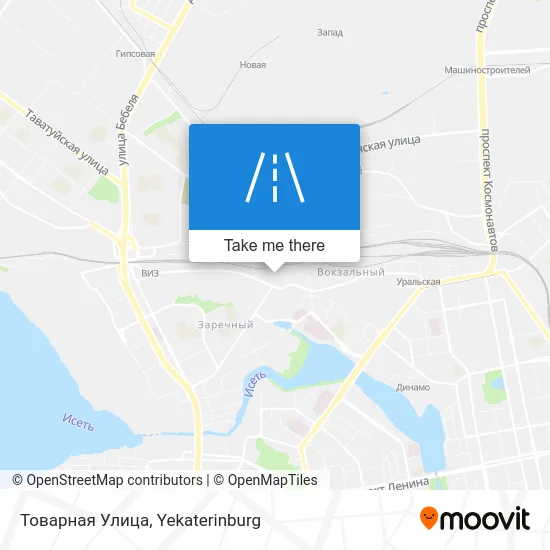 Товарная Улица map