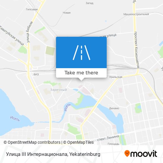 Улица III Интернационала map