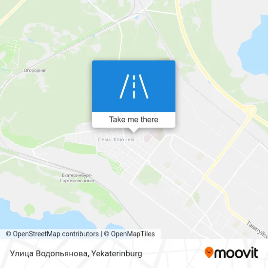 Улица Водопьянова map
