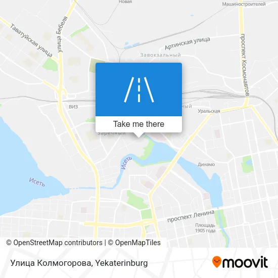 Улица Колмогорова map