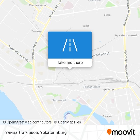 Улица Лётчиков map