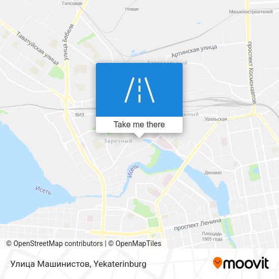 Улица Машинистов map