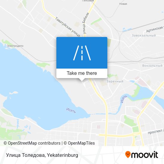 Улица Толедова map
