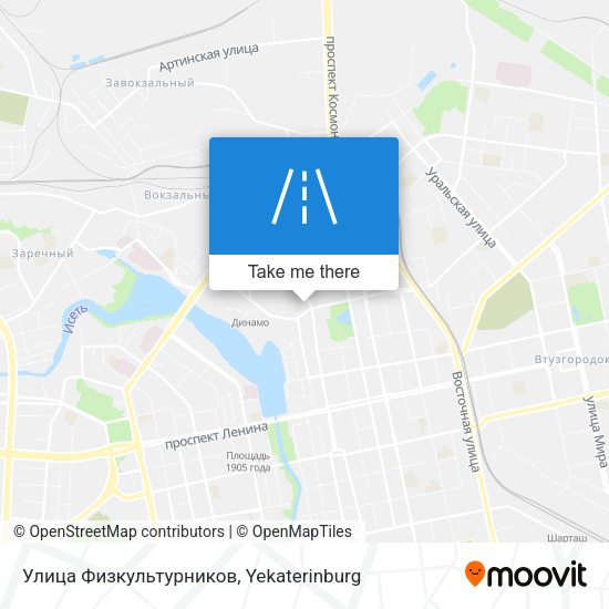 Улица Физкультурников map