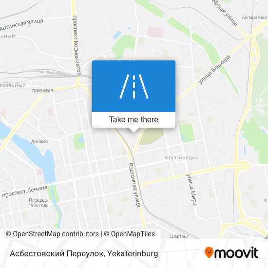 Асбестовский Переулок map