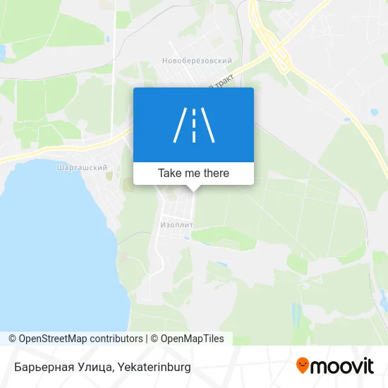 Барьерная Улица map
