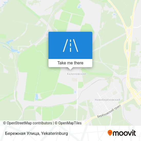 Бережная Улица map