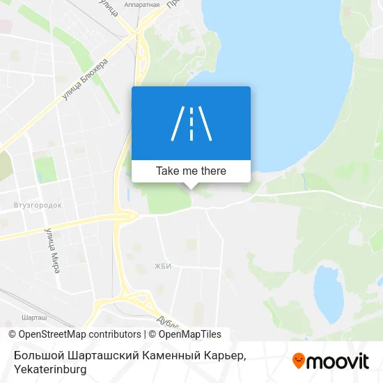 Большой Шарташский Каменный Карьер map