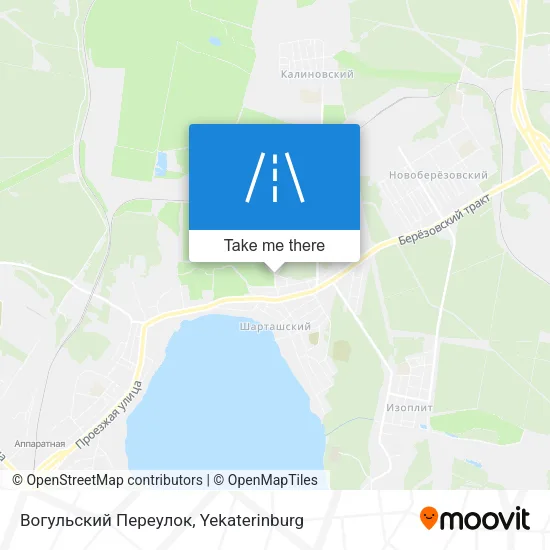Вогульский Переулок map