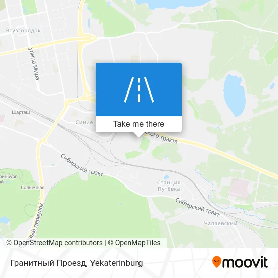 Гранитный Проезд map