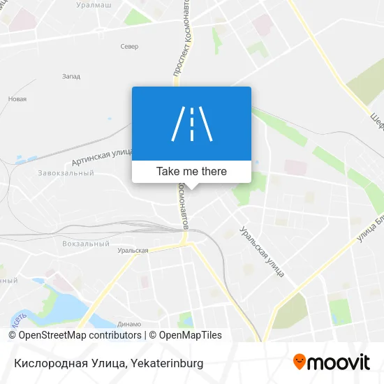 Кислородная Улица map