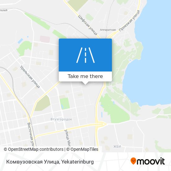 Комвузовская Улица map