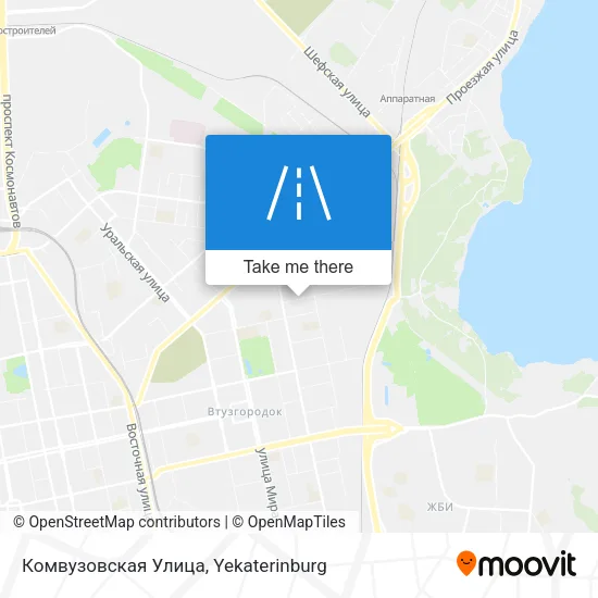Комвузовская Улица map