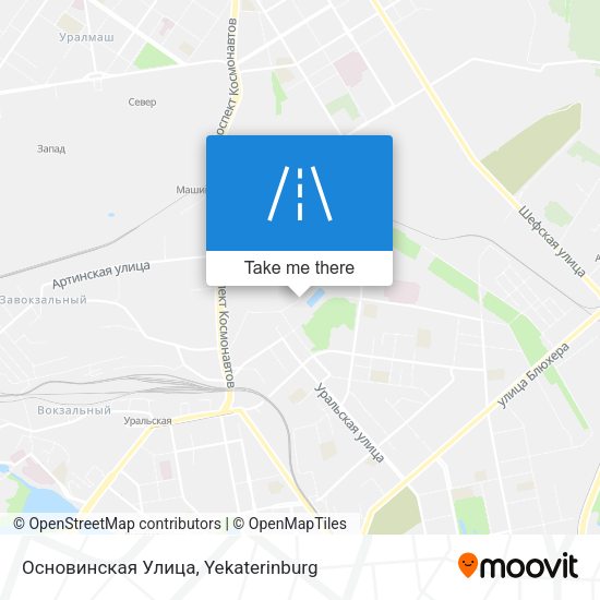 Основинская Улица map