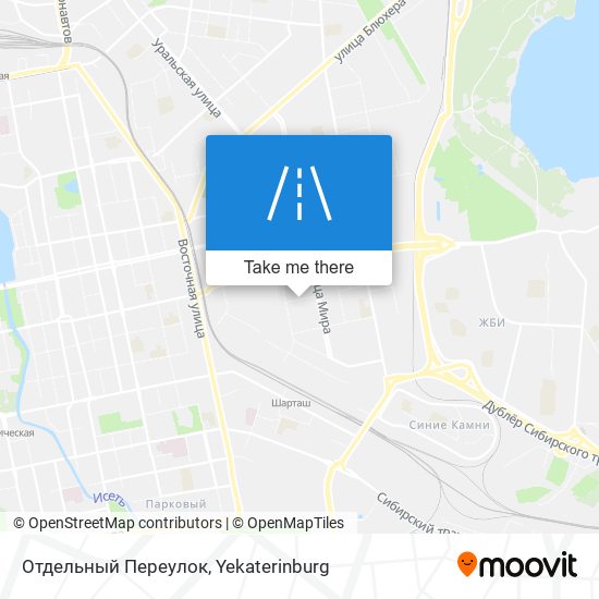 Отдельный Переулок map