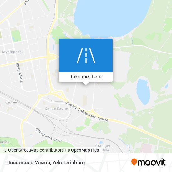 Панельная Улица map