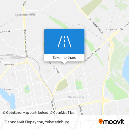 Парковый Переулок map