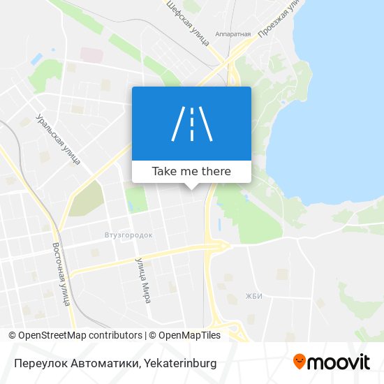 Переулок Автоматики map