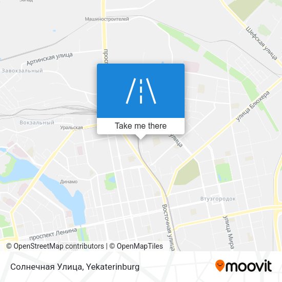 Солнечная Улица map