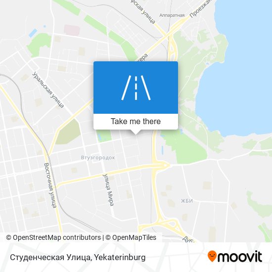 Студенческая Улица map