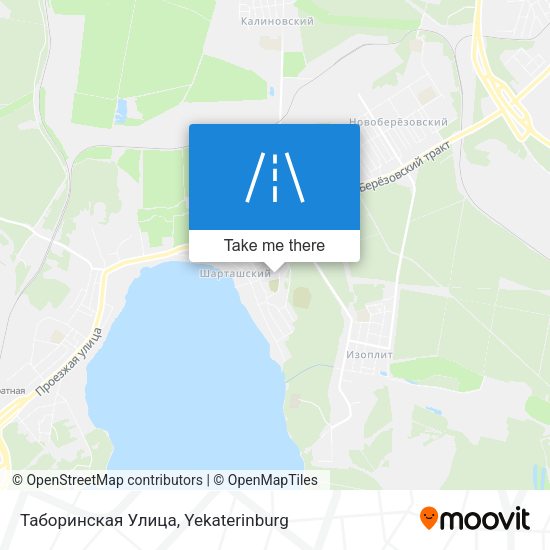 Таборинская Улица map