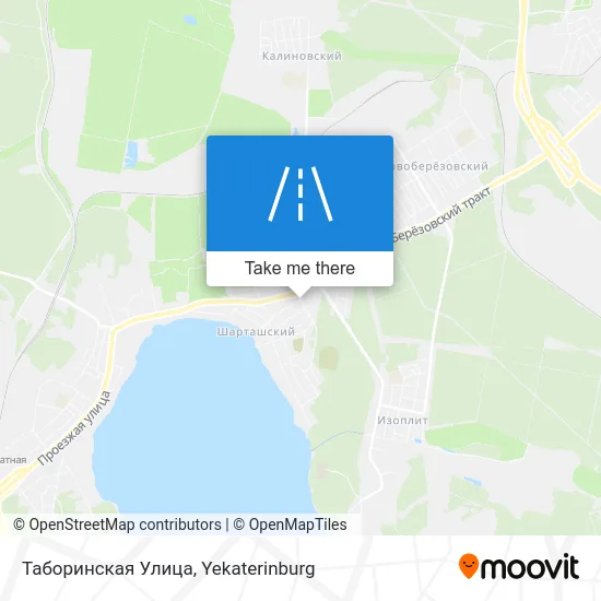 Таборинская Улица map