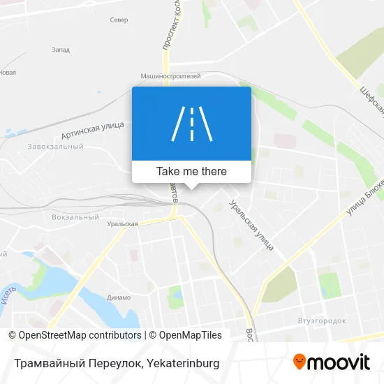 Трамвайный Переулок map