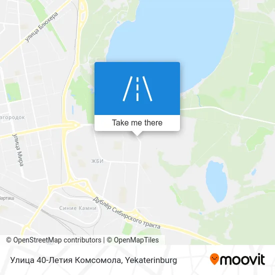 Улица 40-Летия Комсомола map