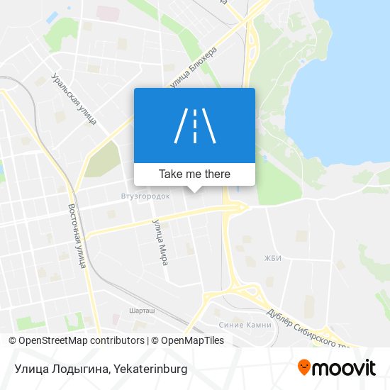 Улица Лодыгина map