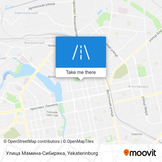 Улица Мамина-Сибиряка map