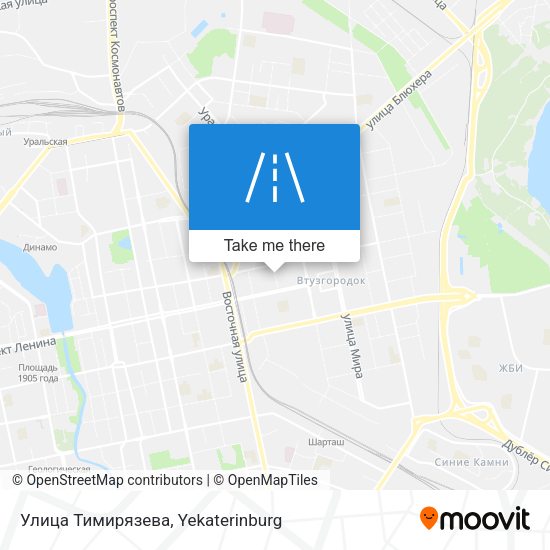 Улица Тимирязева map