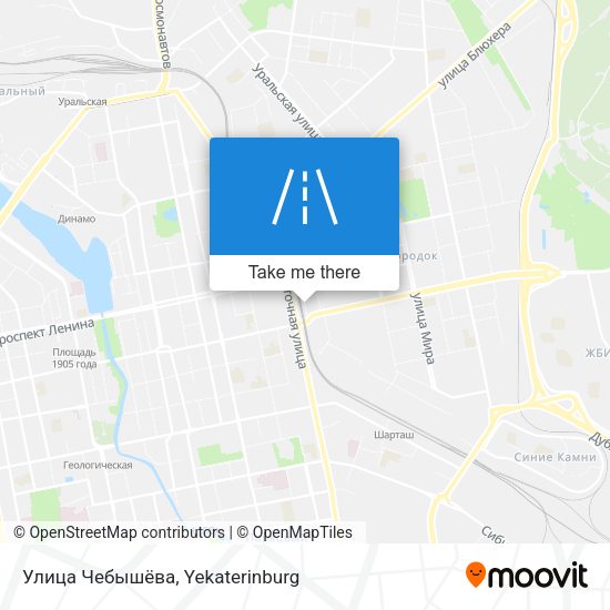 Улица Чебышёва map