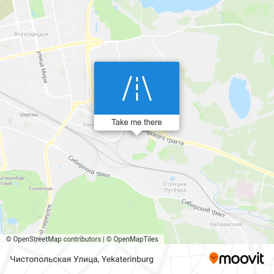 Чистопольская Улица map