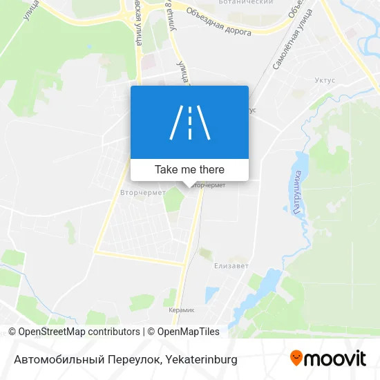 Автомобильный Переулок map
