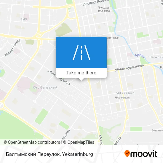 Балтымский Переулок map