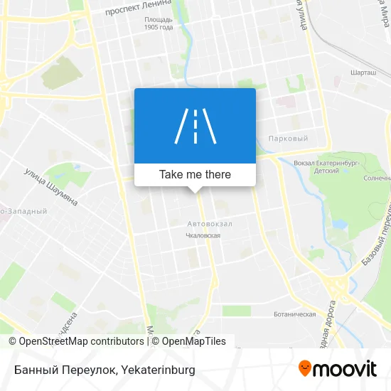 Банный Переулок map