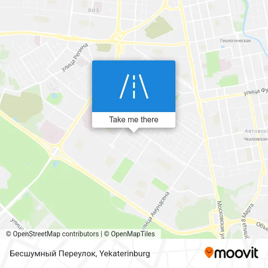 Бесшумный Переулок map