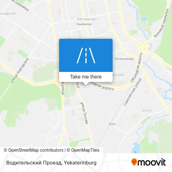 Водительский Проезд map