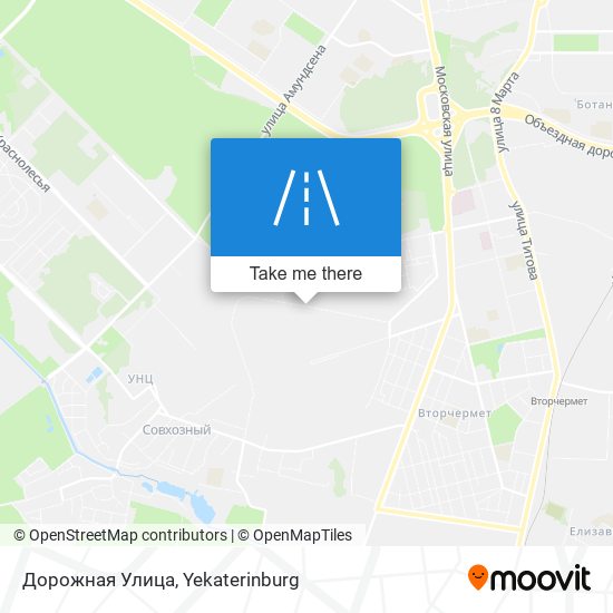 Дорожная Улица map
