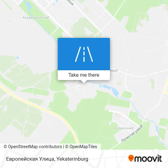 Европейская Улица map