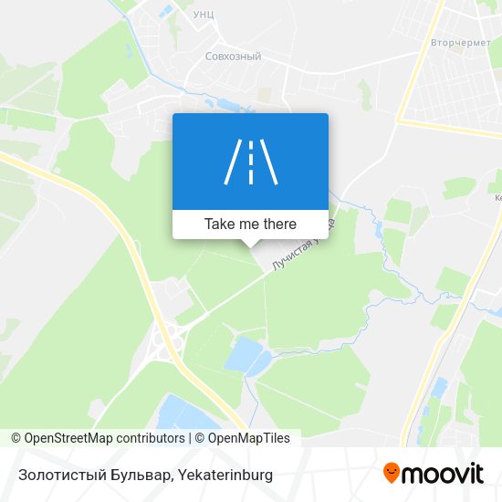 Золотистый Бульвар map