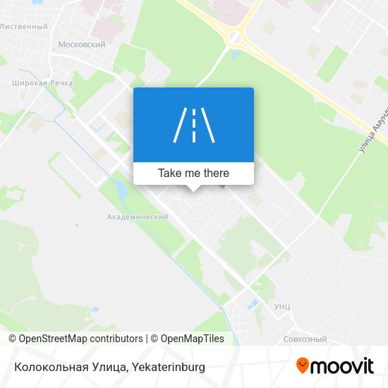 Колокольная Улица map