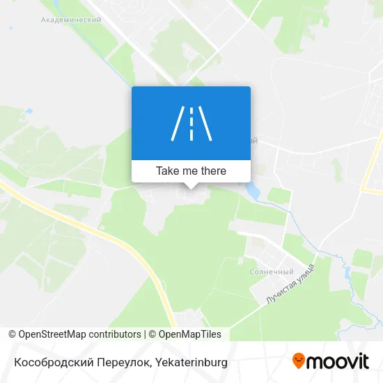 Кособродский Переулок map