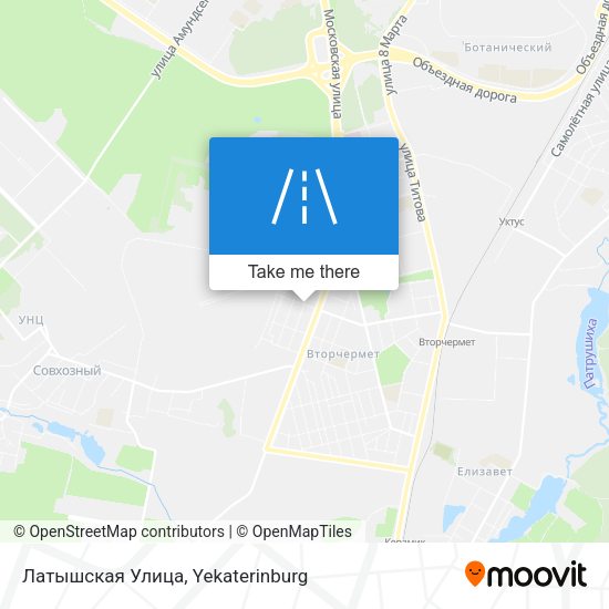 Латышская Улица map