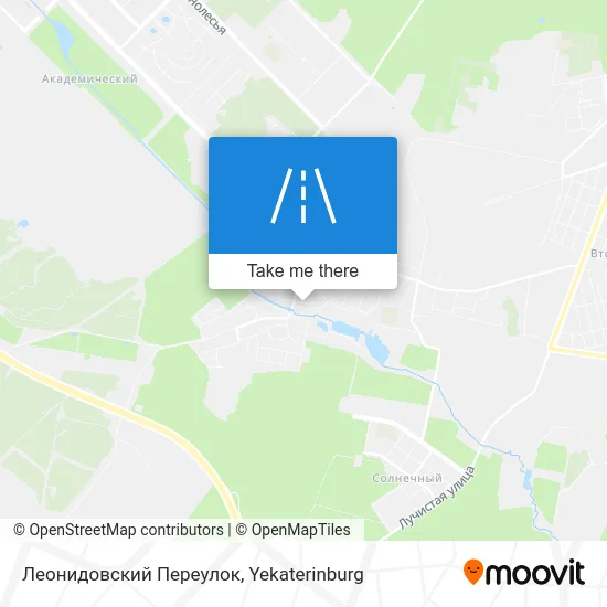 Леонидовский Переулок map